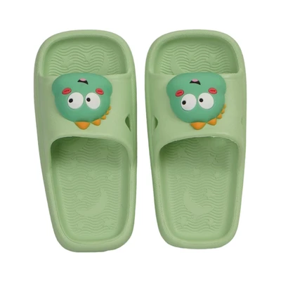 Gambar Ataru Ukuran 28/29 Sandal Anak Slides Dino - Hijau