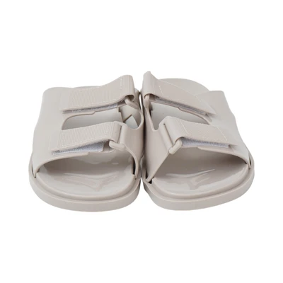Gambar Ataru Ukuran 38 Sandal Slides Jelly Double Strap - Krem Beige