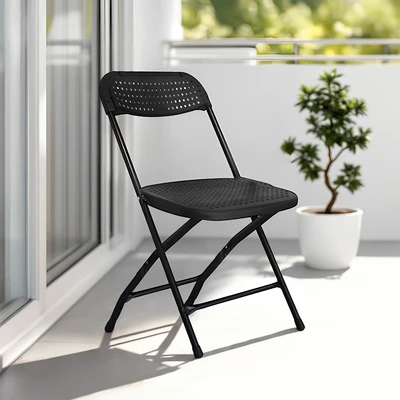 Gambar New Storm Alex Kursi Lipat Big - Hitam