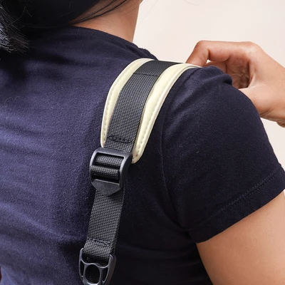 Gambar Ataru Tote Bag Nylon Long Strap - Krem