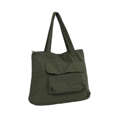 Gambar Ataru Tote Bag Front Pocket Nylon - Hijau
