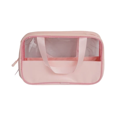 Gambar Ataru Pouch Dengan Handle Rectangle - Pink