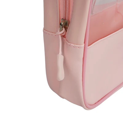 Gambar Ataru Pouch Dengan Handle Rectangle - Pink