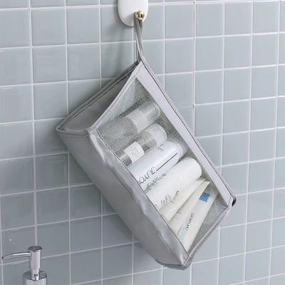Gambar Ataru Pouch Mesh Rectangle - Abu-Abu