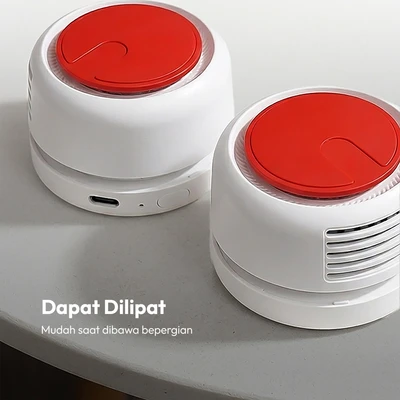 Gambar APA Kipas Angin Leher Rechargeable 2-in-1 - Merah