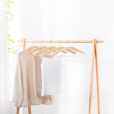 Gambar Stora Hanger Baju Kayu Laminated 43x0.8x19.5 cm Set 5 pcs