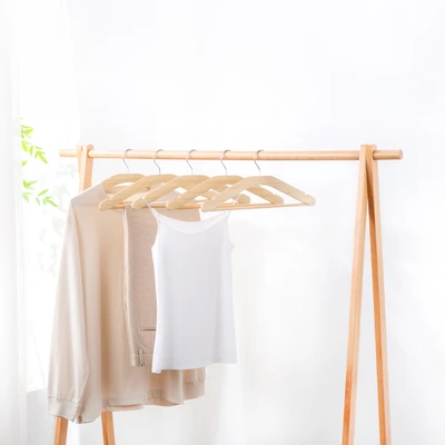 Gambar Stora Hanger Baju Kayu Laminated 43x0.8x18 cm Set 5 pcs
