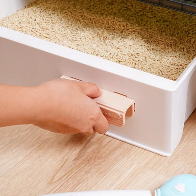 Gambar Paws N Tail Villa Toilet Kucing Dengan Tray - Biru