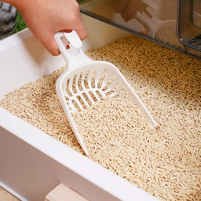Gambar Paws N Tail Villa Toilet Kucing Dengan Tray - Biru