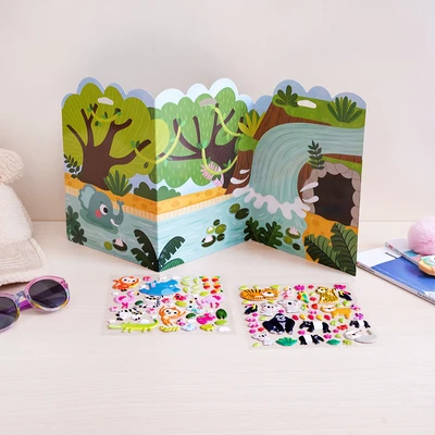 Gambar Ataru Stiker Puffy Play Set Jungle Paradise Mix