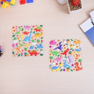 Gambar Ataru Stiker Puffy Play Set Dino Park Mix