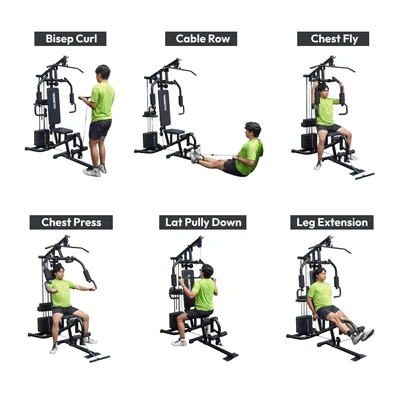 Gambar Kinetic Multi Gym 60 Kg Hrgym80l 3col