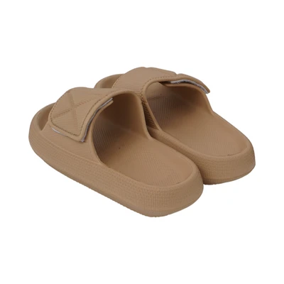 Gambar Ataru Ukuran 40/41 Sandal Slides Pattern Single Color - Cokelat