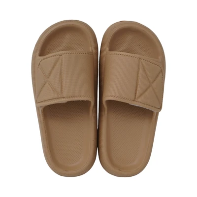 Gambar Ataru Ukuran 40/41 Sandal Slides Pattern Single Color - Cokelat
