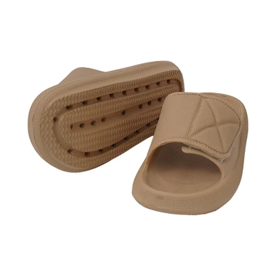 Gambar Ataru Ukuran 40/41 Sandal Slides Pattern Single Color - Cokelat