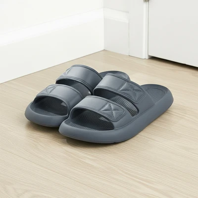 Gambar Ataru 38/39 Sandal Double Strap - Abu-Abu
