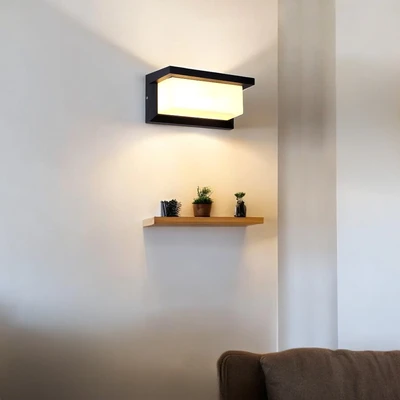 Gambar Krisbow Lampu Dinding Trans Horizontal 12 Watt Warm White
