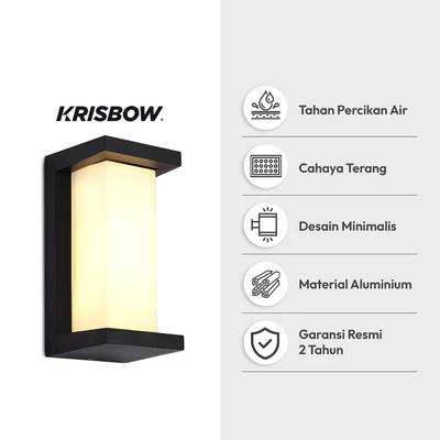 Gambar Krisbow Lampu Dinding Trans Vertical 12 Watt Warm White