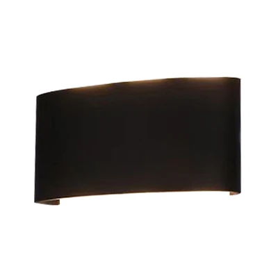 Gambar APA Lampu Dinding Plain Triple 6 Watt Warm White - Hitam
