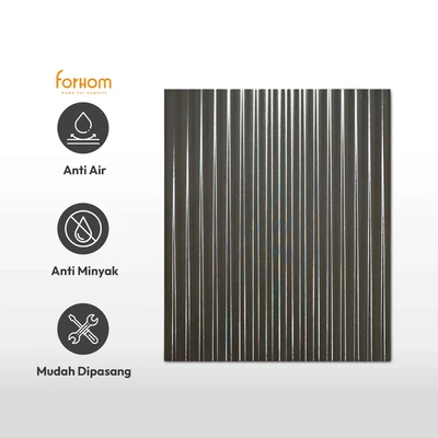 Gambar Forhom Stiker Kaca Striped 90x200 cm
