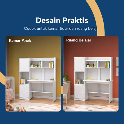Gambar Informa Gio Meja Belajar Anak - Putih