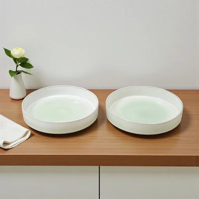 Gambar Appetite Mangkuk Glaze 22.8 cm Brava Set 2 pcs - Hijau