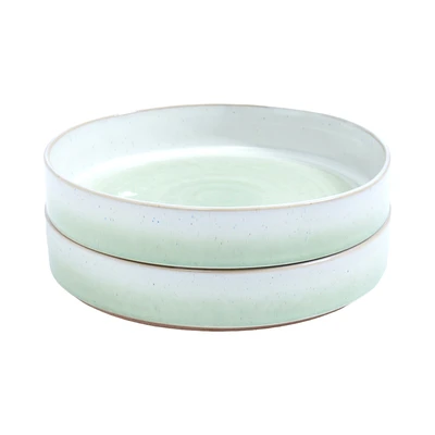 Gambar Appetite Mangkuk Glaze 22.8 cm Brava Set 2 pcs - Hijau