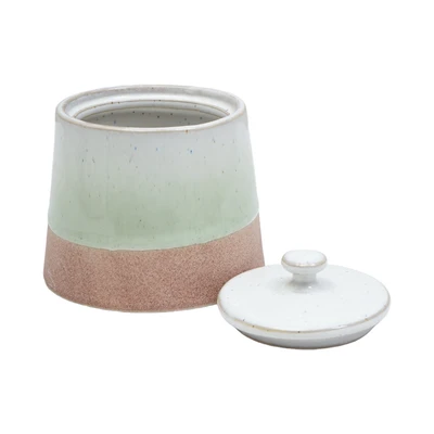 Gambar Appetite Brava Teko Dan Wadah Gula Stoneware Set 2 pcs - Hijau Glaze