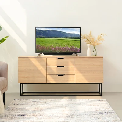 Gambar Informa Jesse Rak TV High - Cokelat Oak