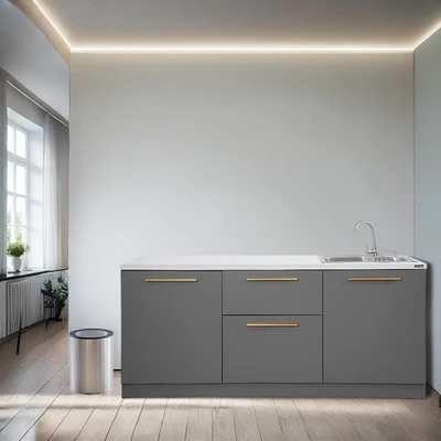 Gambar Informa Neo Dakota Kabinet Bawah Dapur - Abu-Abu