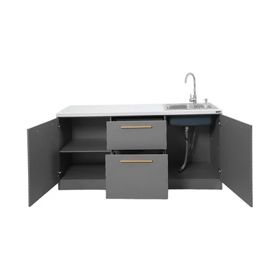 Gambar Informa Neo Dakota Kabinet Bawah Dapur - Abu-Abu