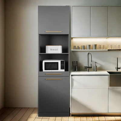 Gambar Informa Neo Dakota Kabinet Dapur Tall - Abu-Abu