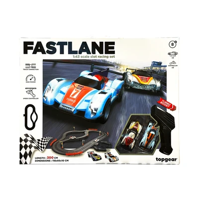 Gambar Top Gear 300 cm Playset Fastlane Slot Car