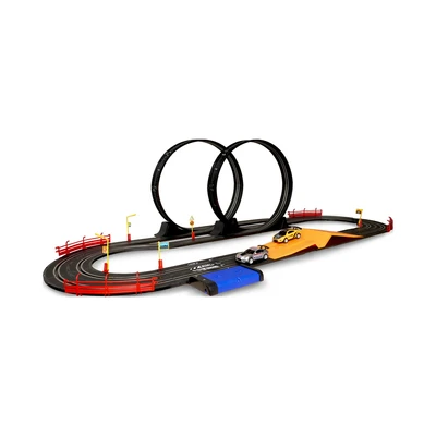 Gambar Top Gear Playset Fastlane Slot Car Double Loops  560 cm