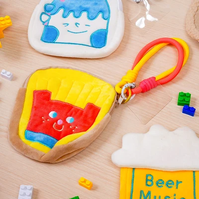Gambar Ataru Gantungan Kunci Strap Pouch Food Random