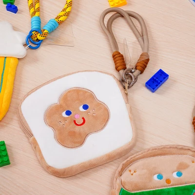 Gambar Ataru Gantungan Kunci Strap Pouch Food Random