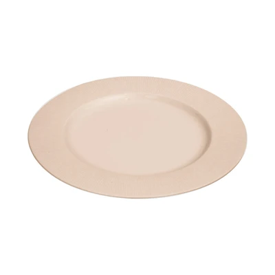 Gambar Delicia Neosilk Piring Makan Porcelain 27 cm - Cokelat