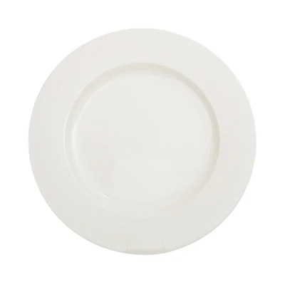 Gambar Delicia Neosilk Piring Makan Porcelain 27 cm - Putih