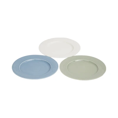 Gambar Delicia Neosilk Piring Makan Porcelain 27 cm - Putih