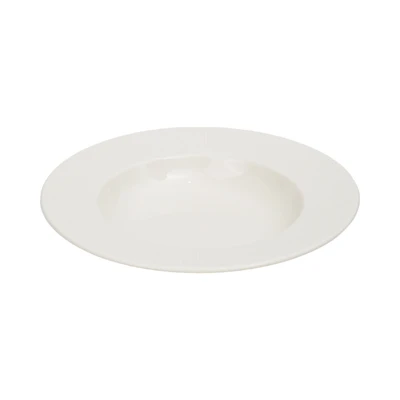Gambar Delicia Neosilk Piring Sup Porcelain 22.5 cm - Putih