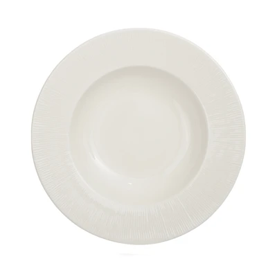 Gambar Delicia Neosilk Piring Sup Porcelain 22.5 cm - Putih