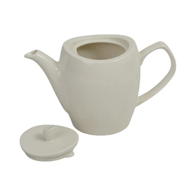 Gambar Delicia Neosilk Teko Teh Porcelain Dengan Tutup 1 Liter - Putih