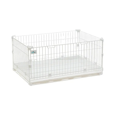 Gambar Pet Kingdom Kandang Anjing & Kucing 91.4x62x30 cm - Putih
