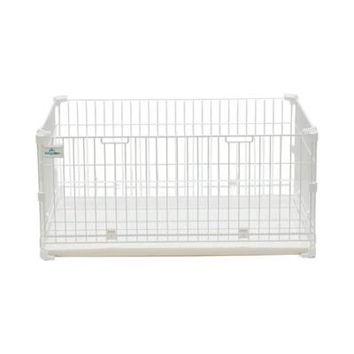 Gambar Pet Kingdom Kandang Anjing & Kucing 91.4x62x30 cm - Putih