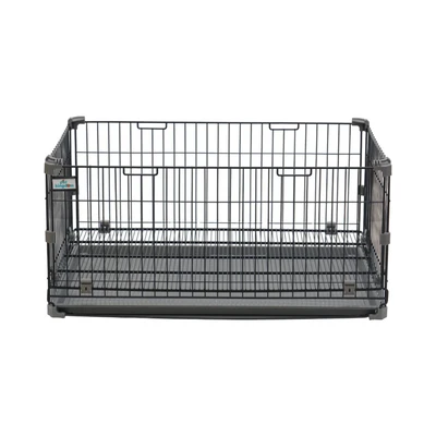 Gambar Pet Kingdom Kandang Anjing & Kucing 91.4x62x30 cm - Hitam