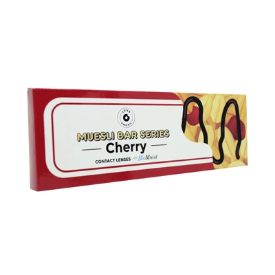 Gambar Gelflex -7.00 Softlens Muesli Bar Series Cherry - Hitam