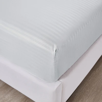 Gambar Informa 160x200 cm Set 5 Pcs Seprai Queen Microfiber - Abu-Abu Muda
