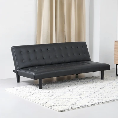 Gambar Informa Neo Glasgow Sofa Bed Kulit - Hitam