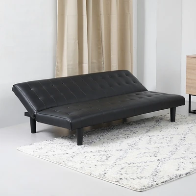 Gambar Informa Neo Glasgow Sofa Bed Kulit - Hitam