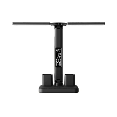 Gambar Eglare Lampu Meja LED 3 Warna Dimmable Rechargeable - Hitam